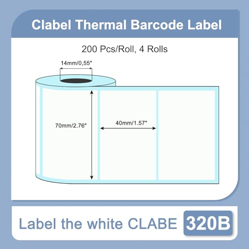 Papier thermique autocollant 70 x 40 mm pour impression nette d'envois - 2