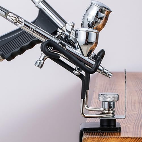 Porte-aérographe double métal outil compact stable pour technicien - 6
