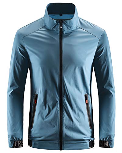 Chaqueta rompeviento ligera para ciclismo y running hombre miniatura 1