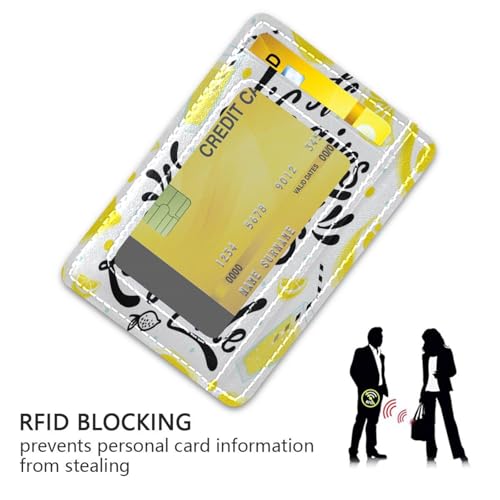 Slim Minimalist Wallet, Front Pocket RFID Blocking Leather Credit Card Holder3