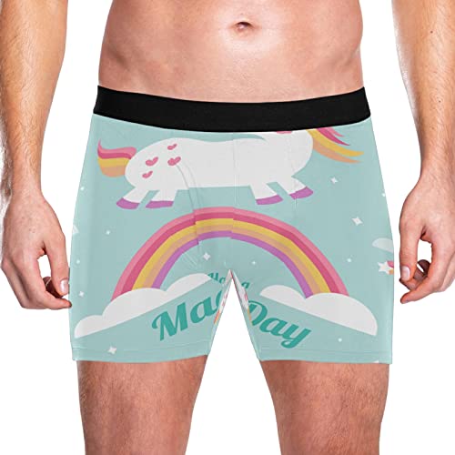 Bóxer para hombre calzoncillos de unicornio lindo pack de 2 ropa interior 2