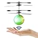 Produktbild JAMSWAL RC Fliegender Ball RC Infrarot Induktionshubschrauber RC Spielzeug Ball mit LED Leuchtung für Kinder (Green with Remote Controller)