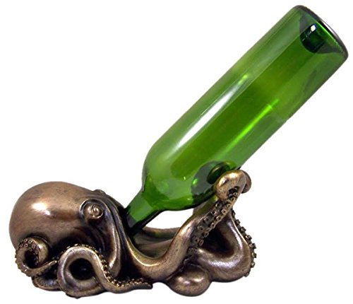 25 Best Octopus Gifts for Octopus Lovers 8 Drinking Octopus Wine Bottle Holder Seaworthy Wine Nautical Gifts
