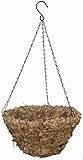 Topiary Art Works 14' (Inside Diameter) Sphagnum Moss Hanging Basket with Chain Hanger - The Original
