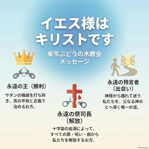 「イエス様はキリストです」2026年2月22日のメッセージ