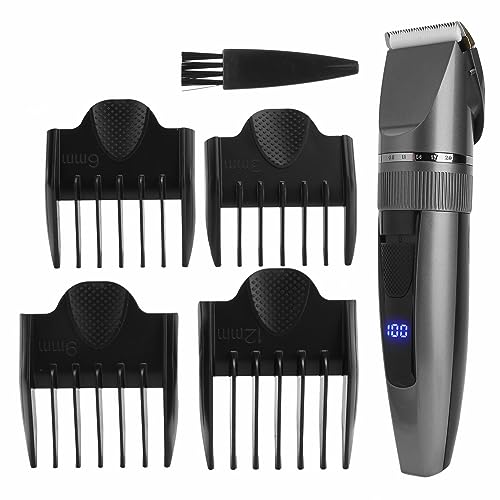 Yinhing Cortapelos Eléctrico para Hombres, Recortador Profesional con Cuchillas de Corte, Máquina Cortadora de Pelo de Peluquero, Diseño Inalámbrico Recargable para un Estilo Versátil