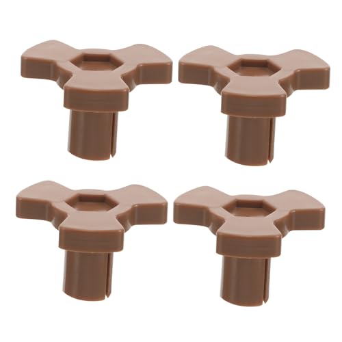 POPETPOP 4 piezas Soporte para Plato Giratorio Microondas Acoplador de Eje de Plástico Resistente Repuesto para Horno Microondas Fácil Instalación y Alta Durabilidad