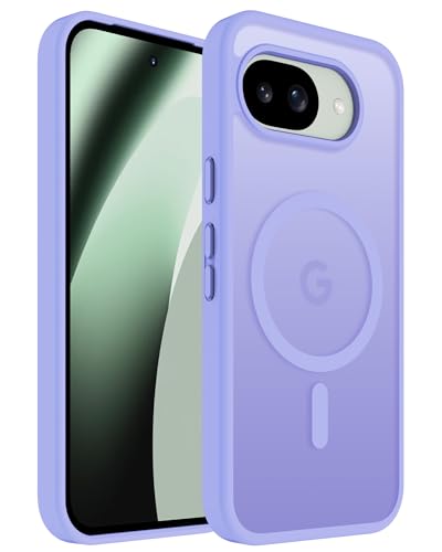 ACRONIX für Google Pixel 10a Hülle, kompatibel mit Pixelsnap, Magnetisch Handyhülle Google 10a, Anti-Fingerabdruck, Anti-Rutsch, Transluzente Rückseite - Lila