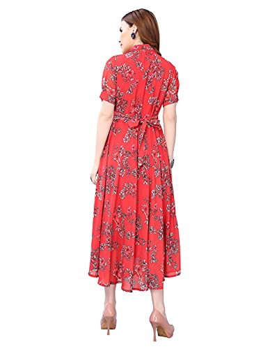 Image of Satrani Selvia Women's Fit & Flare Knee Length Dress