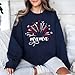 GODMERCH Personalized Grandma Heart Shirt, Custom Nickname Mom Grandma Sweatshirt, Christmas Grandma Mom Gifts for Women (Nana3)