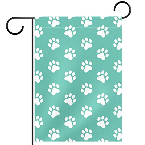 Drapeau de jardin imprimé pattes de chat pour exprimer votre amour de la nature