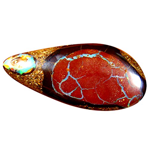 Opale boulder naturelle d'Australie Koroit multicolore, un cadeau d'exception