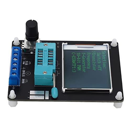 Dc5V Transistor Tester 1.77In Tft Color Screen Capacitance Inductance Esr Volt Frequency Meter Diode Tester For Diode Triode Capacitor Resistor Transistor (Russian Simplified Version) #TOP5