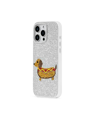 Image of JW PEI Dachshund Hot Dog Phone Case - White