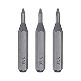 HARFINGTON 3pcs Y1.0 Tri Wings Screwdriver Bit 5/32' Hex Shank 28mm Length Magnetic 3 Point Y-Shaped Head Hex Bits S2 Steel Screw Driver Bit for Electric Manual Screwdrivers Precision Repair