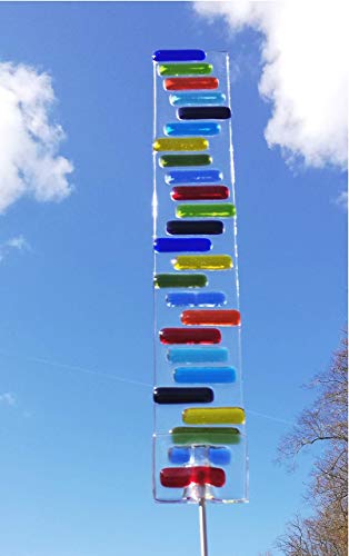 Gartendeko Sonnenfänger Gartenstecker Glas