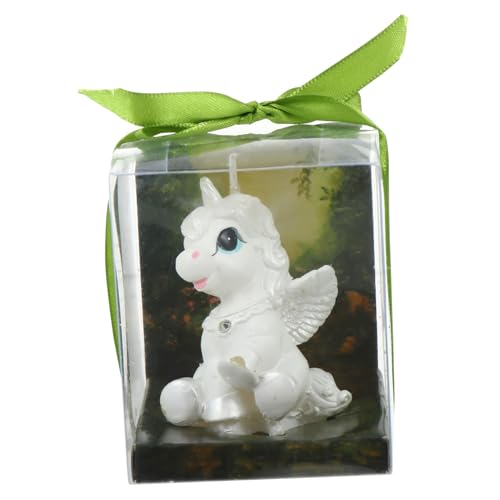 CORHAD Vela Decorativa para Fiesta con Diseño de Unicornio Parafina de para Adornar y Regalar Bodas Invitados