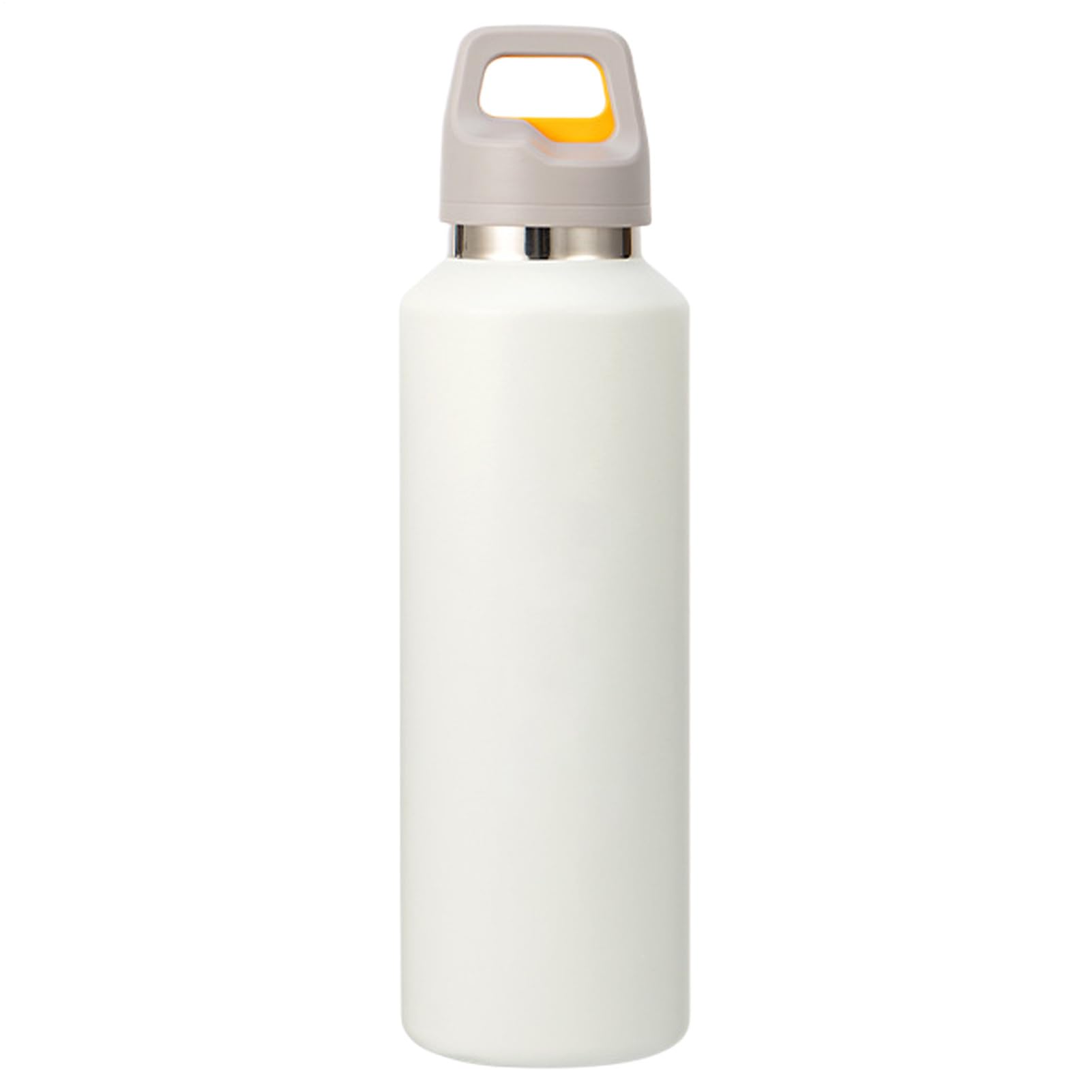 Borraccia in Metallo 600ml Acciaio Inossidabile con Apertura Facile | Borraccia Termica Isolata per Bevande per Sport Viaggio Ciclismo Escursionismo Ufficio Casa Palestra Tè Caffè Latte
