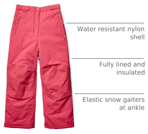 Image of Amazon Essentials Girls Water-Resistant Ski & Snow Pants