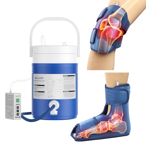Cold Therapy Ice Machine System with Upgraded Programmable Timer, Knee ...