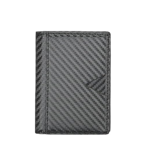 Card Bag Carbon Fiber Pattern Pull Out Multi-function Card Card Sleeve Men's Business Card Bag