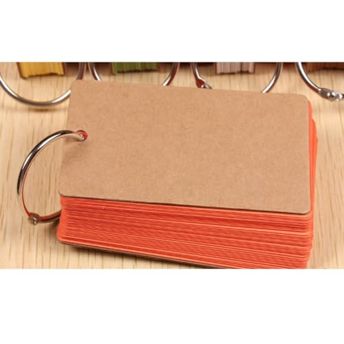 Tarjetas de estudio con anillas de papel kraft, el material escolar ideal para repasar 3