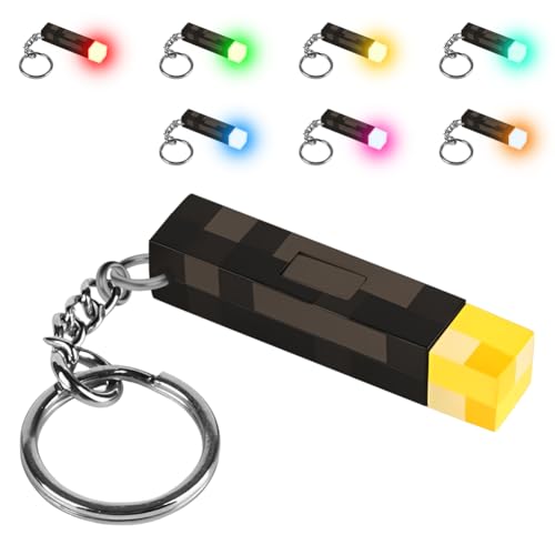 VOHESEA Craft Lampada Torcia Lampada da Parete - Lampada Notturna Ricaricabile, Illuminazione con Supporto a Mano/Parete con Gancio, Lampada da Comodino per Regali Bambini, Cosplay, Decorazione Feste