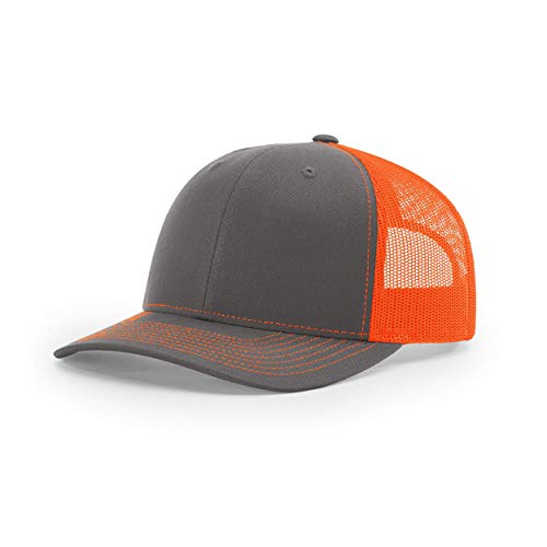 Image of Richardson 112P Patterned Snapback Trucker Hat - Custom Leather Patch Hat | No Minimals | Volume Tiered Pricing