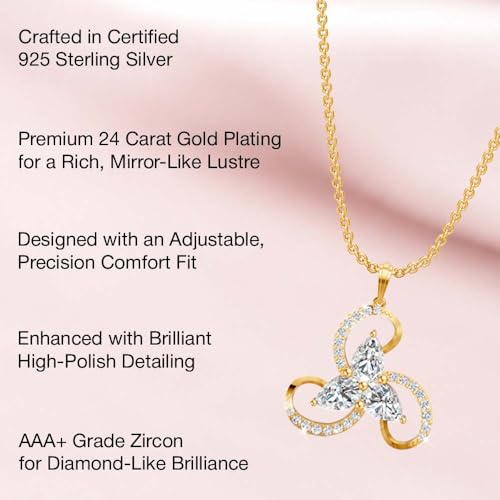 Image of Miss Highness 925 Silver Modern Pendant Necklace for Women & Girls | Minimal Daily Wear Design | Silver Jewellery With Authenticity Certificate | Gift for Girlfriend Wife | With Chain Pendant