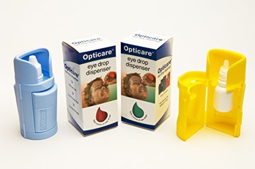 Opticare - Eye Drop Dispenser - Blue - Yellow - Orange