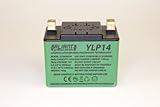 12V - 14Ah - 490 Ampere Startstrom für ca.10s, Maße: 114 x 69 x 90mm (Länge x Breite x Höhe), Gewicht 0.76 Kg