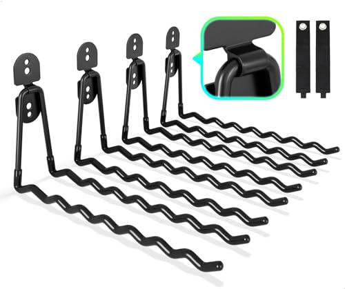 COCOYA Garage Hooks 4-Pack, 11.8
