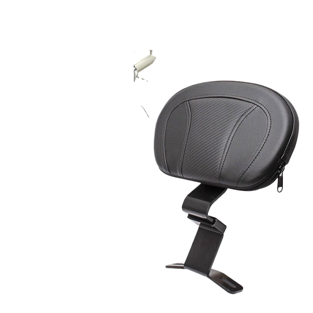 Jieyo Onecolor Motorcycle Black Front Driver Rider Backrest Mounting Kit Compatible With Harley-Davidson Touring Cvo Electra Road Street Road King 2009-2024