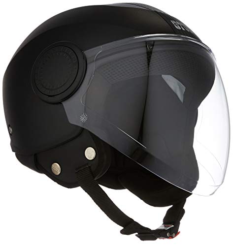 STUDDS Urban Open Face Helmet (Black, XS)