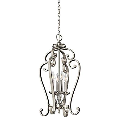 Review Product Kichler 43165NI Monroe Large Foyer Pendant 4-Light, Brushed Nickel Review Product Kichler 43165NI Monroe Large Foyer Pendant 4-Light, Brushed Nickel