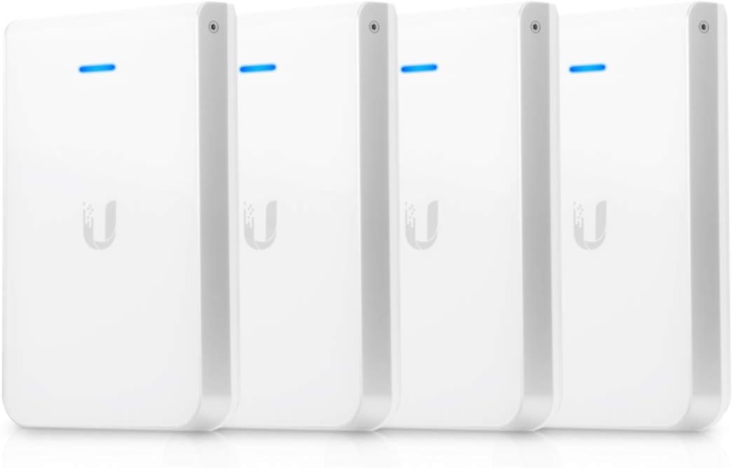 UniFi in-Wall Wi-Fi Access Point AP-IW-HD-US 802.11AC Wave 2 4X4 MIMO with Integrated Gigabit Switch (4-Pack)