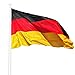KliKil Deutschland-Flagge - 1 Germany Flag aus nautischem Polyester super resistent gegen Wind und Regen 150x90 cm Premium Version 2022 für Balkon, Outdoor und Garten. German Flag