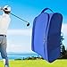 KiBcsLic Golf Shoes Bag Pouch Breathable Golf Supplies Portable Organizer Travel Shoes Bag for Cycling Bowling Tennis Gym Camping, Blue