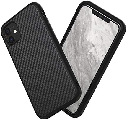 RHINOSHIELD Case Compatible with [iPhone 11] | SolidSuit - Shock Absorbent Slim Design Protective Cover with Premium Matte Finish 3.5M / 11ft Drop Protection Changeable Camera Rings - Classic White