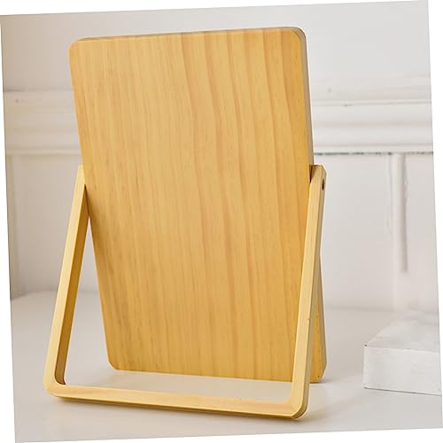 Espejo de Maquillaje Amarillo Claro Moderno para Mesa miniatura 6