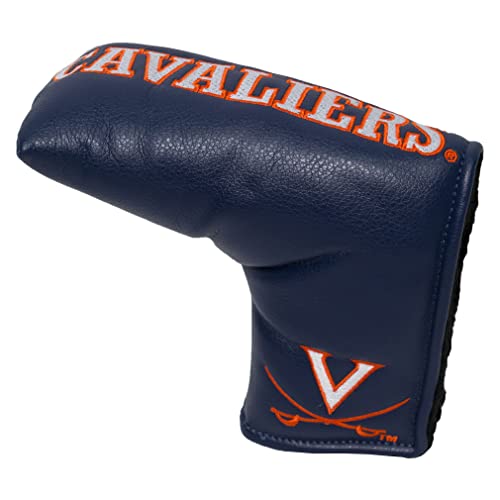 Team Golf NCAA Virginia Cavaliers Vintage Blade Putter Cover Golf Club Vintage Blade Putter Headcover, Form Fitting Design, Fits Scotty Cameron, Taylormade, Odyssey, Titleist, Ping, Callaway