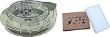 Ninja Master Prep QB900 QB900B Splash Guard Lid with Free Space Erase Stain Sponge - Bundle