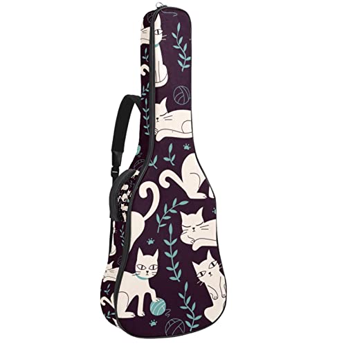 Housse sac à dos guitare acoustique imperméable rembourrée 42.9 pouces