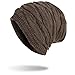 Kavoezool Mütze Herren und Damen, Dünn Slouch Beanie Hat, Leichte Chemo Mützen Kopfbedeckung, Atmungsaktiv Nachtmütze Schlafmütze, UV Schutz Laufmütze