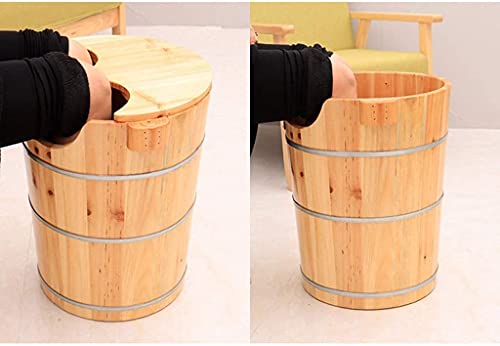 Baño de pies spa de madera para masaje y detox miniatura 5