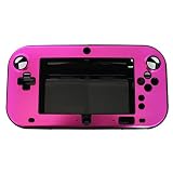 OSTENT Anti-Shock Hard Plastic Box Cover Case Shell for Nintendo Wii U Gamepad Color Rose Red