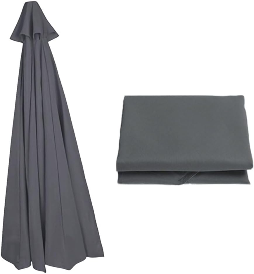 6.5ft/7.5ft/8.2ft/9ft/10ft/11.5ft Market Umbrella Canopy Replacement, 6 Ribs 8 Ribs Replacement Umbrella Cover for Garden Backyard Pool Umbrellas Cantilever Parasols