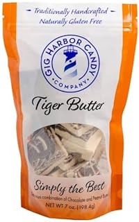 Gig Harbor Candy Company Tiger Butter (Chocolate & Peanut Butter) - 7 oz