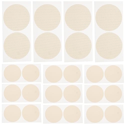 GALPADA 20pairs Protectors Ultra-Thin Breast Patches Invisible for Running Chafing Prevention Comfortable Sports Accessory for Male Runners Skin Tone