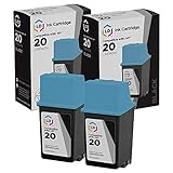 LD Products Remanufactured Ink Cartridge Replacements for HP 20 C6614DN (Black, 2-Pk) Compatible w HP 600 610 610 CL 610C 612 693C 693C 350 350c 370 380 500 520 570 580 590 600C 630C 630 632 632C 635